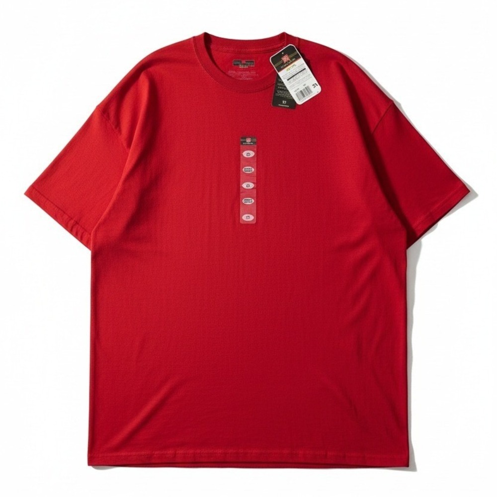 Member's Mark Russell Athletic Red Short Sleeve T-Shirt,‎ Men's 2X Top, TRR NWT